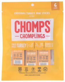 CHOMPS: Jerky Turkey, 3 oz