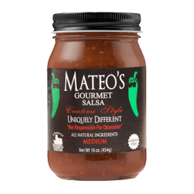 MATEOS GOURMET: Cantina Style Salsa 16 oz