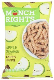 MUNCH RIGHTS: Apple Cinnamon Baked Puffs, 5.5 oz