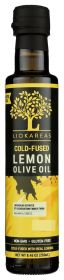 LIOKAREAS: Cold Fused Lemon Greek Olive Oil, 8.45 oz