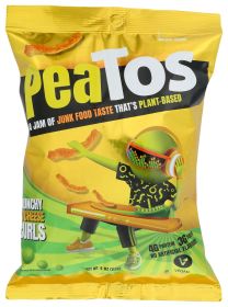 PEATOS: Classic Cheese Crunchy Curls, 4 oz