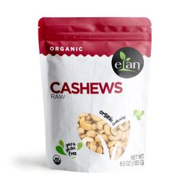 ELAN: Organic Raw Cashews, 6.5 oz