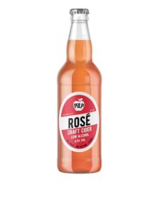 PULP CIDER: Low Alcohol Pulp Rose Cider, 16.9 fo