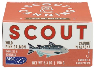 SCOUT: Wild Pink Salmon, 5.3 oz