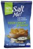 SALTME: Sour Cream Onion Potato Chips, 5 oz