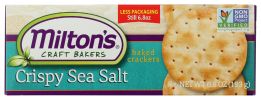 MILTONS: Gourmet Crackers Crispy Sea Salt, 6.8 oz