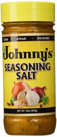 JOHNNYS FINE FOODS: Seasoning Salt, 16 oz