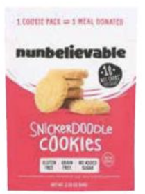 NUNBELIEVABLE: Cookies Snickerdoodle, 2.26 oz