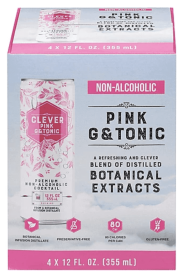 CLEVER: Mixer Pink G Tonic Na 4Pk, 48 FO