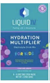 LIQUID I.V: Kids Concord Grape 8ct, 2.25 oz