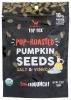 TOP FOX: Salt and Vinegar Pumpkin Seeds, 3.5 oz