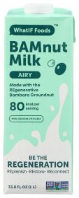 WHATIF FOODS: Airy Bamnut Milk, 33.8 fo