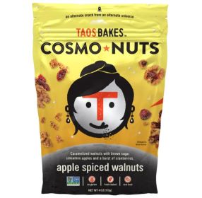 TAOS BAKES: Cosmo Nuts Apple Spiced Walnuts, 4 oz