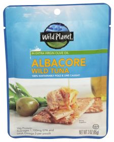 WILD PLANET: Albacore Wild Tuna Extra Virgin Olive Oil, 3 oz