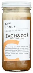 ZACH & ZOE SWEET BEE FARM: Creamed Wildflower Honey, 8 oz